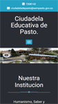 Mobile Screenshot of ciudadeladepasto.edu.co