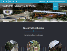 Tablet Screenshot of ciudadeladepasto.edu.co